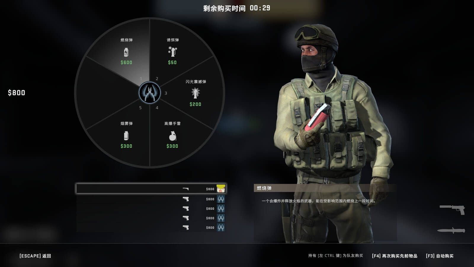 《CSGO》燃烧弹图鉴介绍