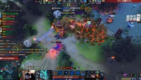 Ti11小组赛:一切战术转换家!狼人熊德双带线 RNG偷家胜BOOM