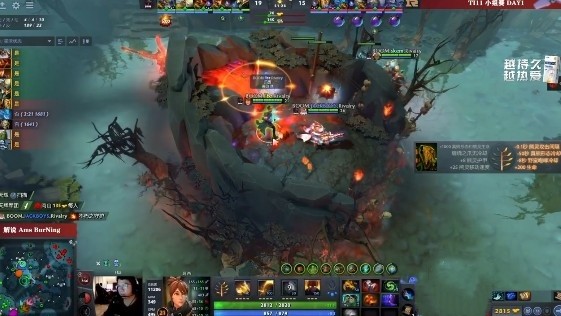 Ti11小组赛:一切战术转换家!狼人熊德双带线 RNG偷家胜BOOM