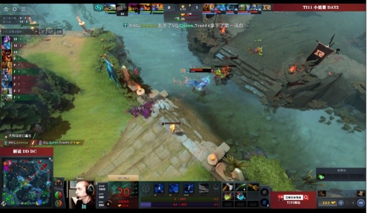 Dota 2 TI11 Group Stage Report: RNG Masterfully Triumphs Over SQ with a 2-0 Victory