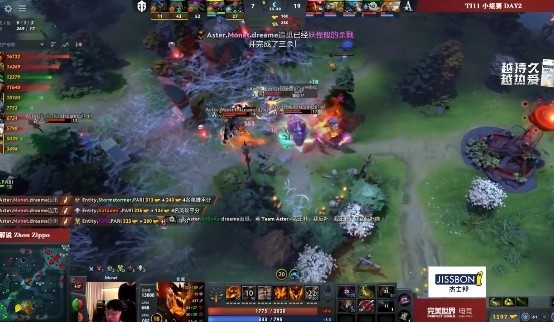 Dota2 Ti11小组赛战报：茶队逆袭追平 惊险平手Aster 1-1 ENT