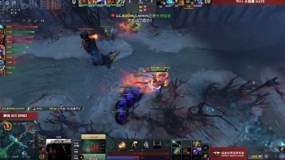 Dota2 Ti11小组赛战报：Ghost影魔猛攻三路高地，RNG双杀GG