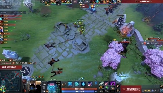 Dota2 Ti11小组赛战报：Ghost影魔猛攻三路高地，RNG双杀GG