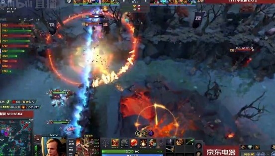 Dota2 Ti11小组赛战报：Ghost影魔猛攻三路高地，RNG双杀GG