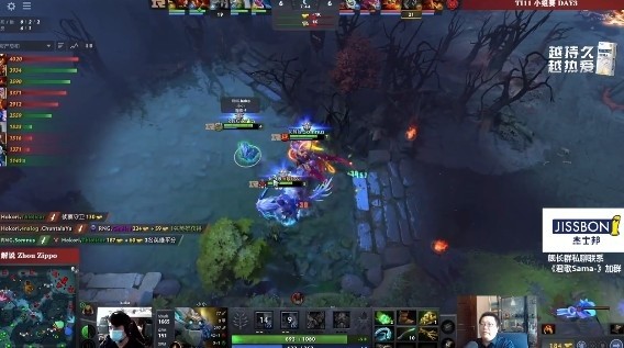 Dota2 Ti11小组赛揭幕战：火猫被RNG席卷而去