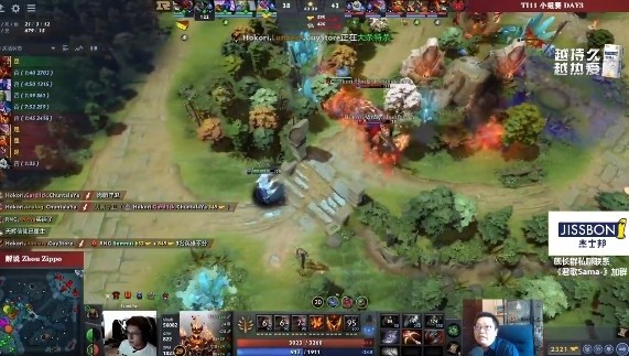 Dota2 Ti11小组赛揭幕战：火猫被RNG席卷而去