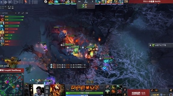 Dota2 TI11小组赛：EG以RTZ影魔为核心轻松战胜RNG