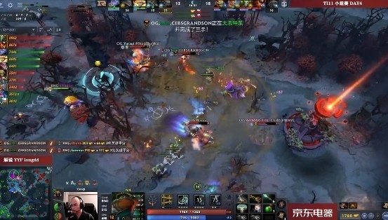 Dota2 Ti11小组赛报：Ghost小黑呈现失误，RNG击败OG一局