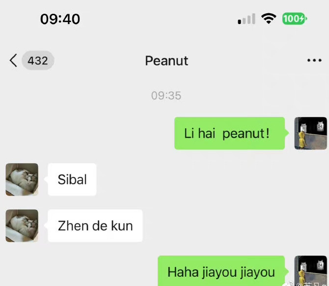  苏凡分享与Peanut赛后聊天记录