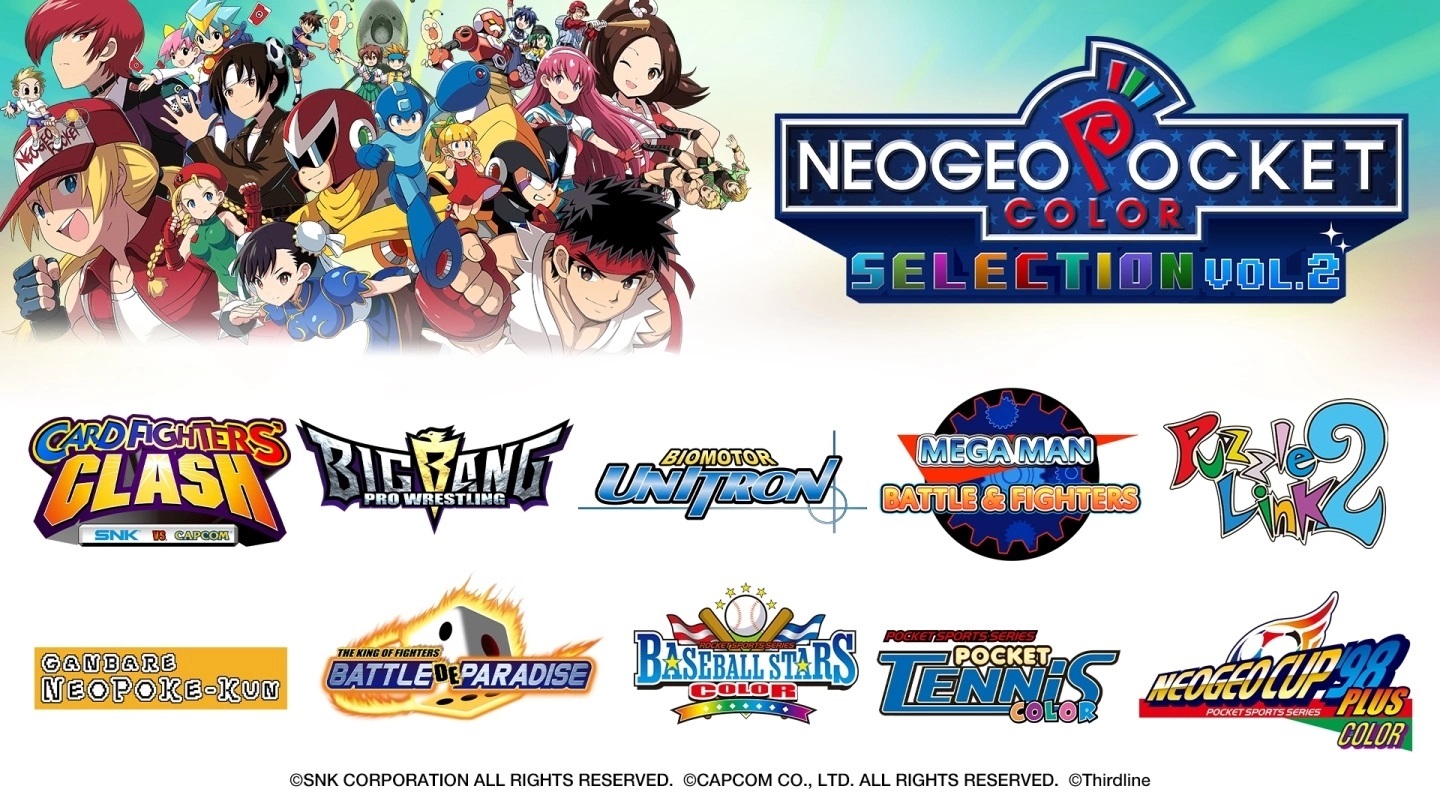 《NEOGEO POCKET COLOR SELECTION Vol.2》Switch／Steam正式上线