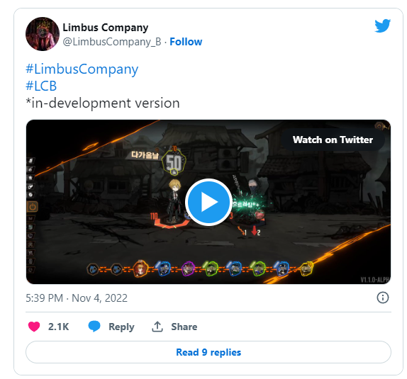 罪恶共鸣残酷RPG《Limbus Company》延期至2023年2月底推出