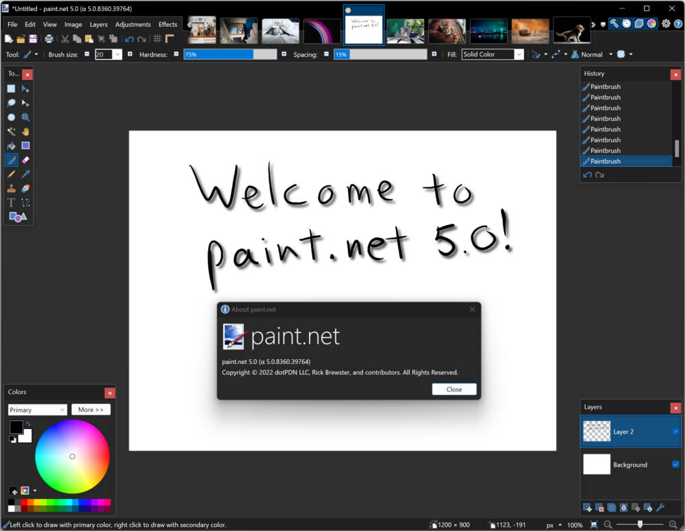 图像编辑器 Paint.net 5.0 Alpha版发布：不再支持旧版本的 Windows