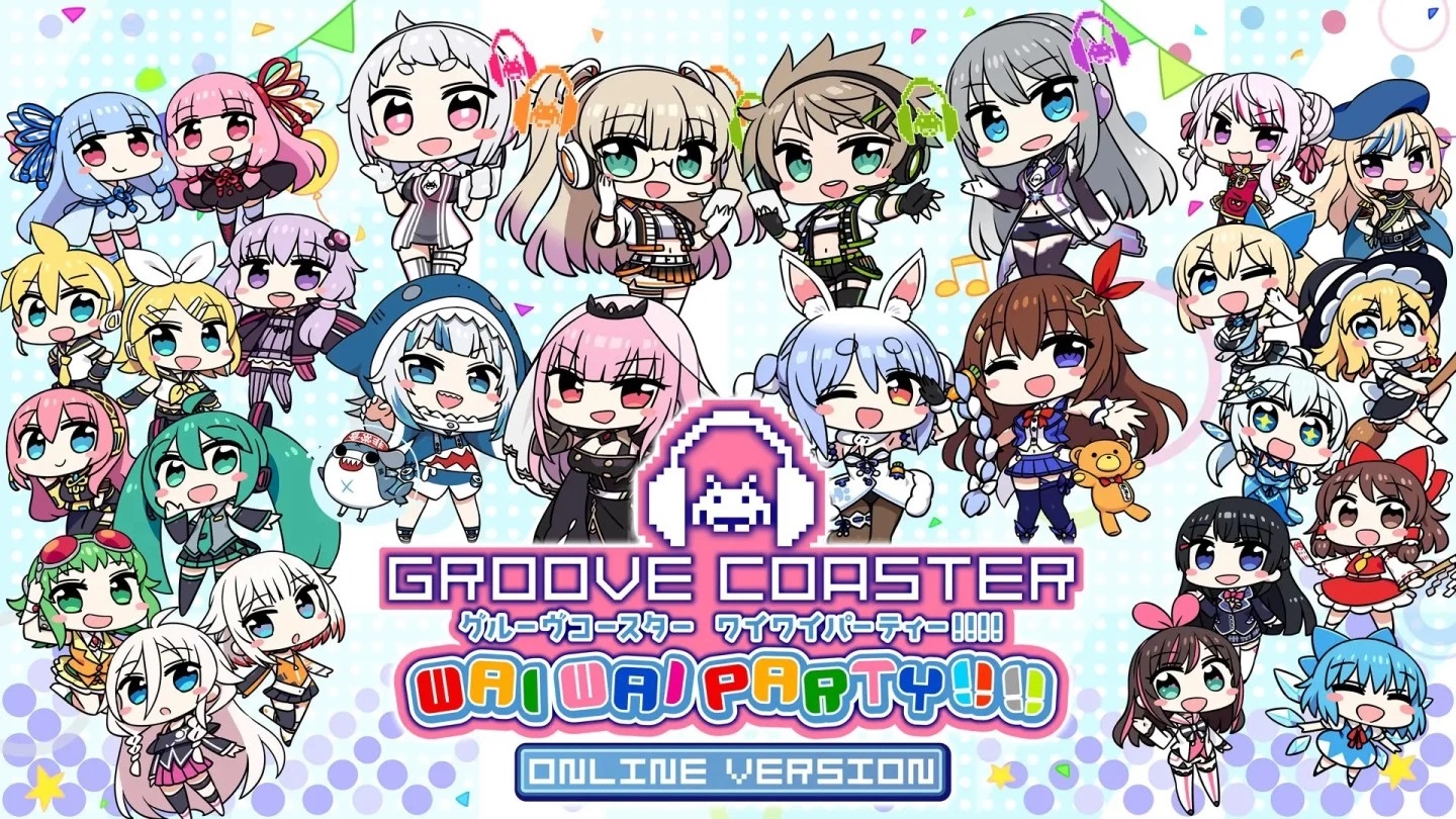 《Groove Coaster WaiWaiParty!!!!》將與人氣 Vtuber 兔田佩克拉＆森美聲推出合作活動