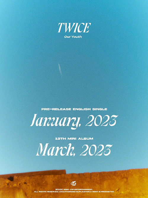 TWICE回归时间确定，将于2023年3月发布迷你12辑