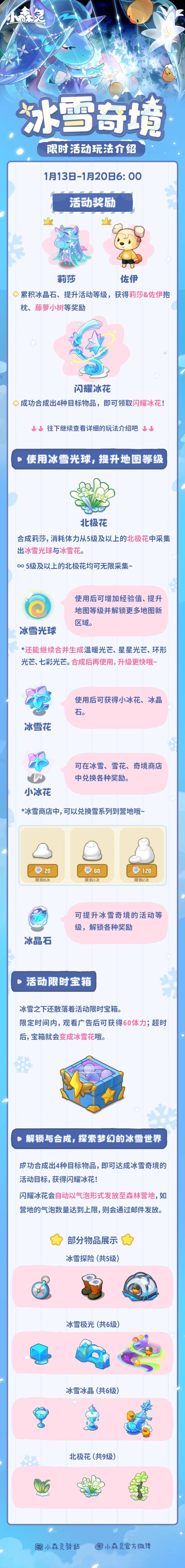 《小森灵》冰雪奇境地图活动上线