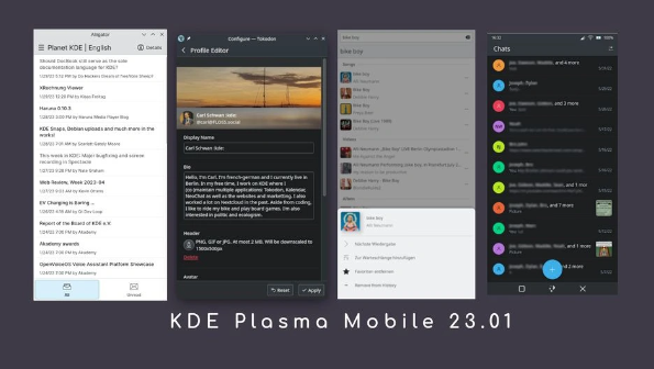 KDE团队推出Plasma Mobile 23.01：优化横屏模式