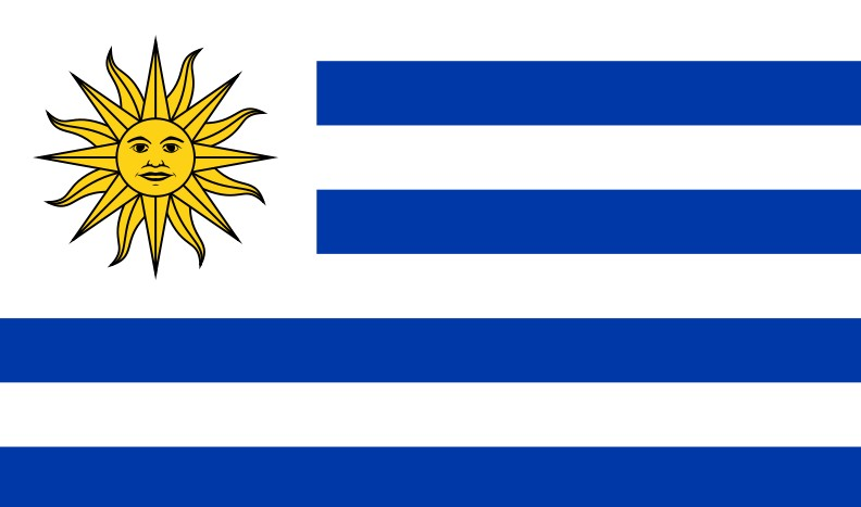 1988年2月3日，我国与乌拉圭建交