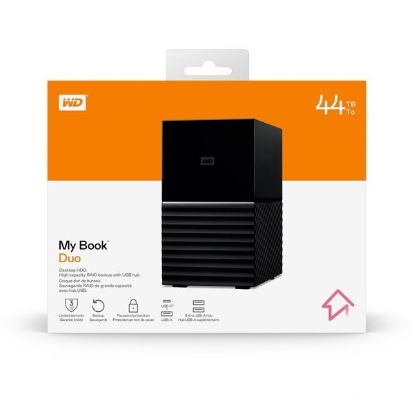 售价：1500美元，西数正式发售 22TB 和 44TB 桌面外置硬盘 WD Book