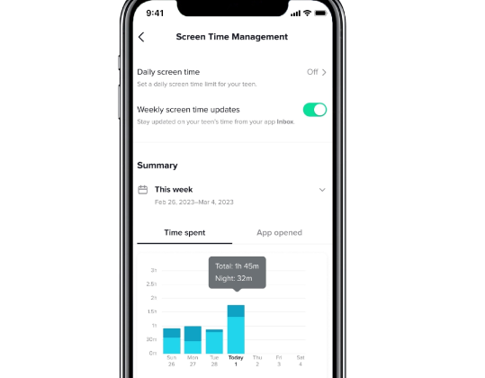 《TikTok》将限制青少年每天的屏幕时间为60分钟 