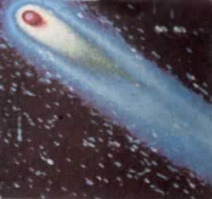 1986年3月6日，苏联宇宙飞船“维加一号”发回哈雷慧星照片