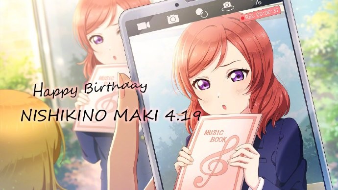 《Love Live！》西木野真姬4月19日生日贺图