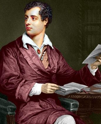 英国著名诗人、19世纪浪漫主义文学代表人物拜伦逝世于1824年4月19日