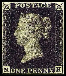 1840年5月1日，英国正式发行世界上首枚邮票黑便士