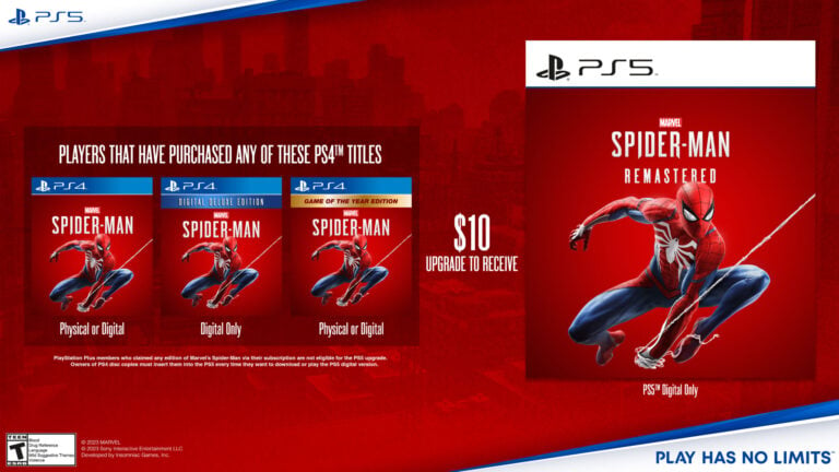 《漫威蜘蛛侠 重制版》将于本月晚些时候登陆PS商店，售价49.99美元