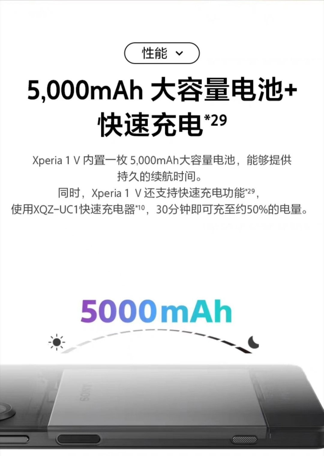 《索尼 Xperia 1 V》手机最新资讯：售价8999 元，高通骁龙 8 Gen2