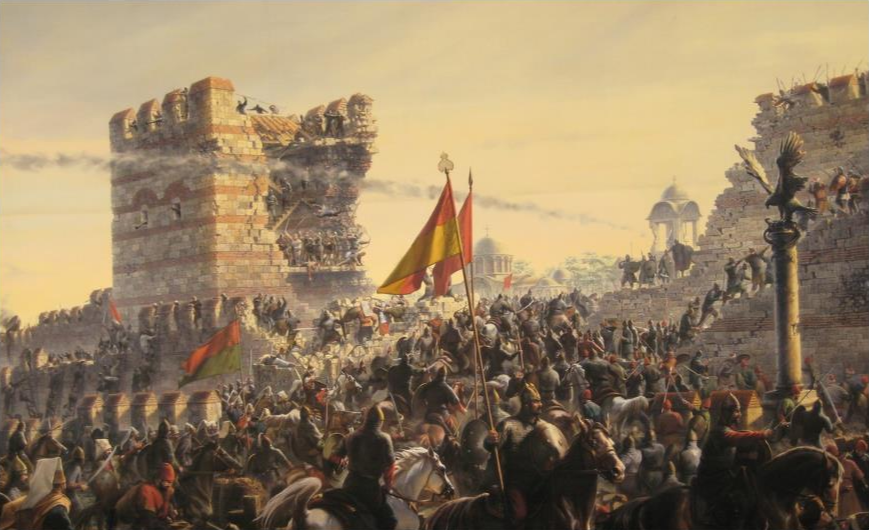 1453年5月29日，奥斯曼帝国攻入君士坦丁堡，东罗马帝国灭亡