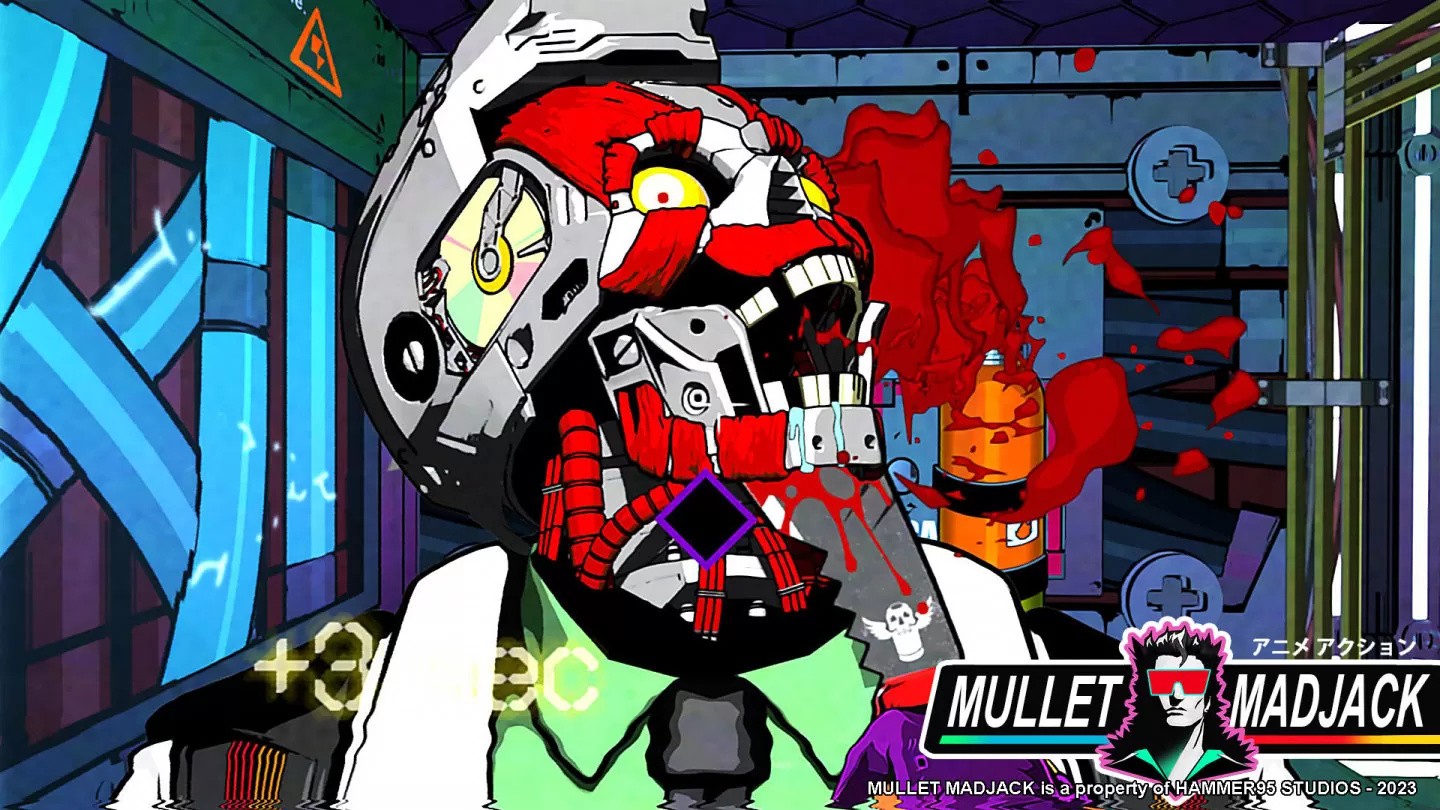 《Mullet Mad Jack》90年代动画风格FPS公开！10秒内不打倒敌人就会死