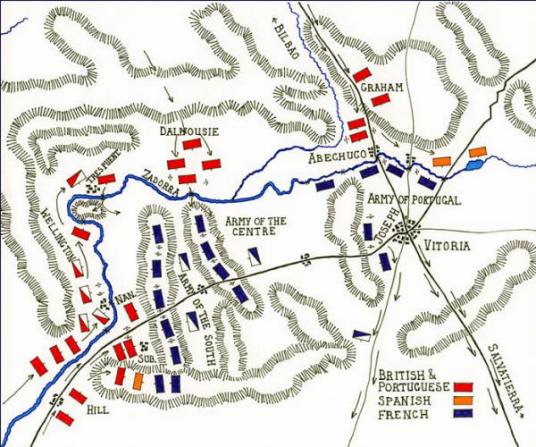 1813年6月21日，欧洲发生维多利亚战役