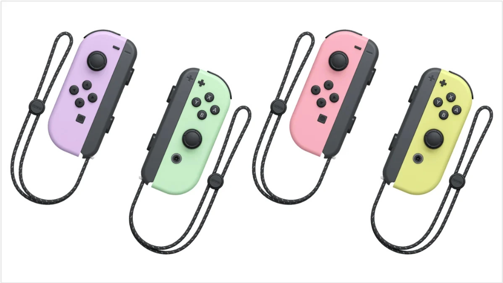 腾讯申请国行 Switch 手柄新配色商品条码：含淡粉色、淡黄色