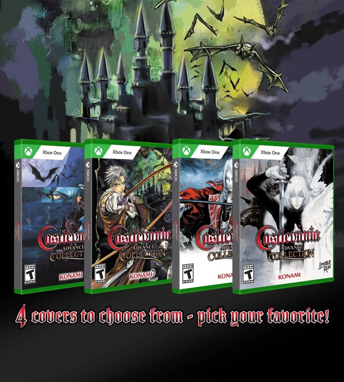 Limited Run Games 宣布推出实体版《恶魔城 Advance Collection》