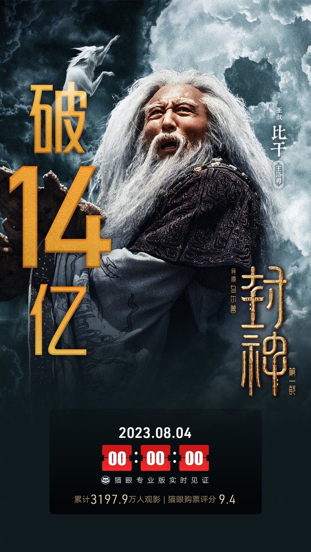 电影《封神第一部》上映16天 ，总票房破14亿