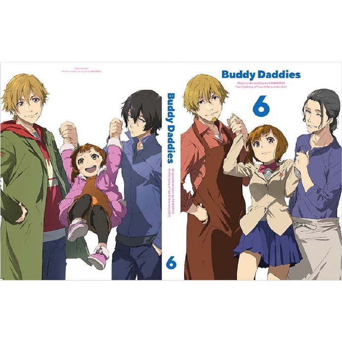 《Buddy Daddies》近日公开 Blu-ray&DVD 第六卷封面