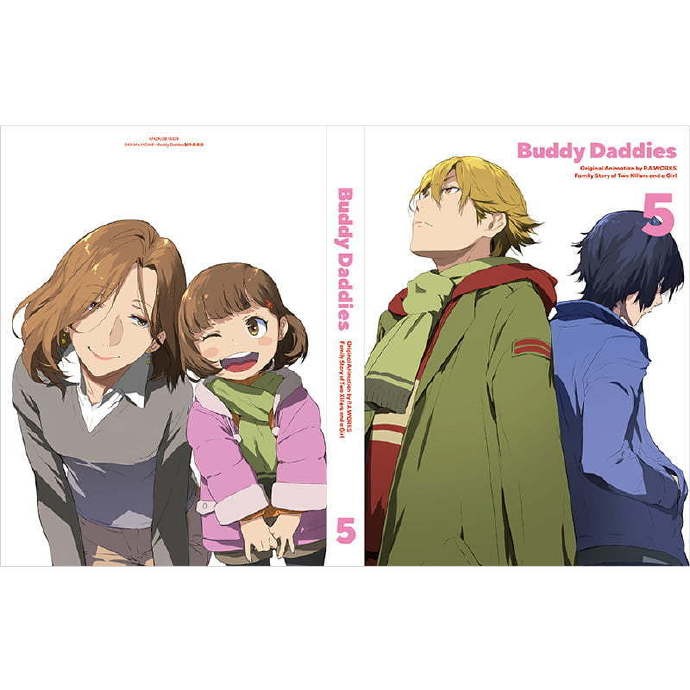 《Buddy Daddies》近日公开 Blu-ray&DVD 第六卷封面