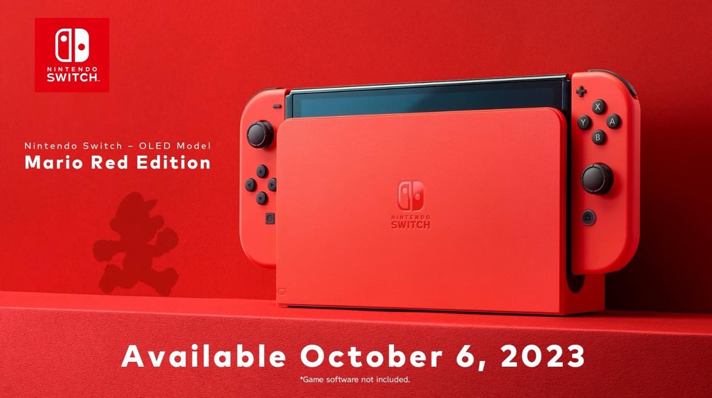 《超级马力欧兄弟惊奇》限定款任天堂Switch OLED主机10月6日发售