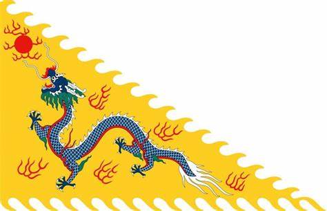 1862年10月17日，清政府制定三角黄龙旗为国旗