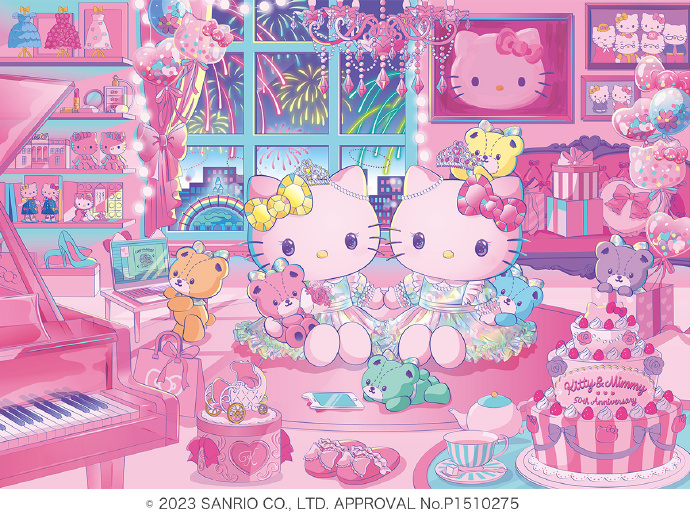 三丽鸥彩虹乐园 “Hello Kitty 50 周年纪念” 联动活动第二弹