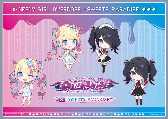 《主播女孩重度依赖》x SWEETS PARADISE 联动活动将于12月1日开启