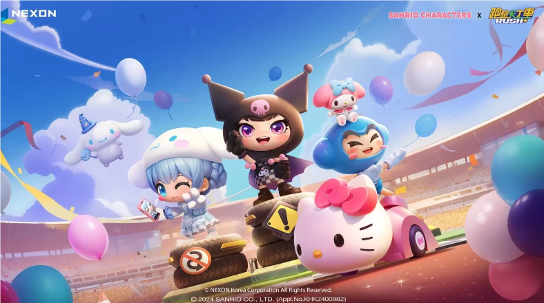 《跑跑卡丁车RUSH+》X Sanrio Characters：萌力全开，人气角色联名款火热登场