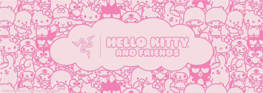 雷蛇×Hello Kitty 50周年纪念版游戏外设，明日限量首发