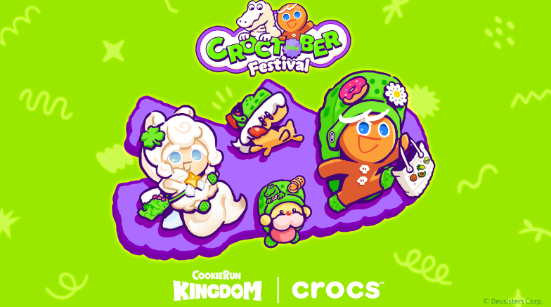 《姜饼人王国》甜蜜牵手“Crocs”，跨界联动开启潮流新篇章