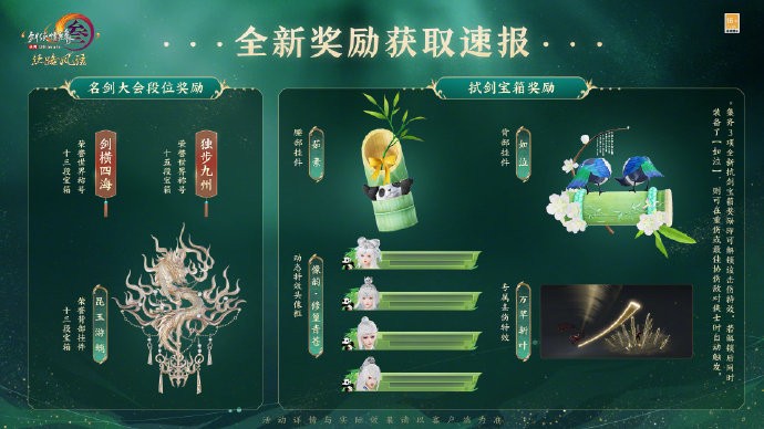 《剑网3》新赛季对抗玩法预告，全新拭剑宝箱奖励即将上线