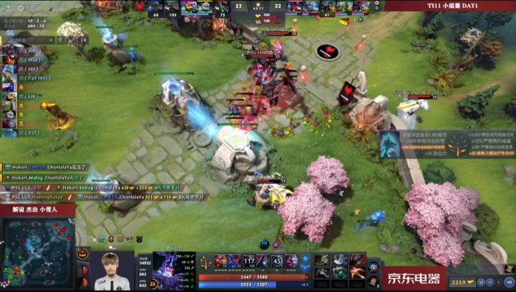 Dota2 Ti小组赛赛报：极限换血反打击杀 LGD 1-0 Hokori