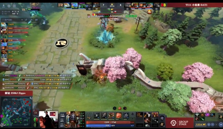 Dota2 TI11小组赛赛报：潮汐牛头双跳大就给火枪 RNG成功翻盘战胜BB