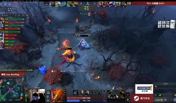 Dota2 Ti11小组赛赛报：超哥火猫无限冲脸 RNG 1-0 BOOM