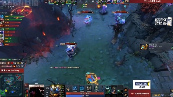 Dota2 Ti11小组赛赛报：超哥火猫无限冲脸 RNG 1-0 BOOM