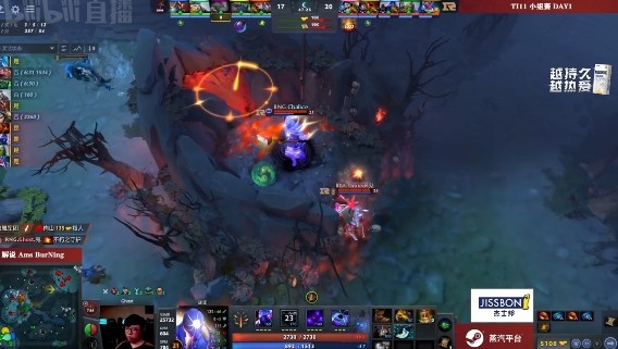 Dota2 Ti11小组赛赛报：超哥火猫无限冲脸 RNG 1-0 BOOM